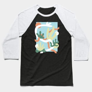 Coral sunset Baseball T-Shirt